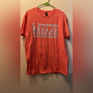 Men's Red Graphic T-Shirt